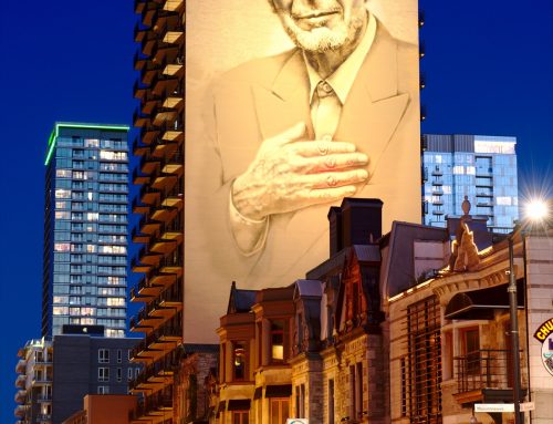 Mural of Leonard Cohen